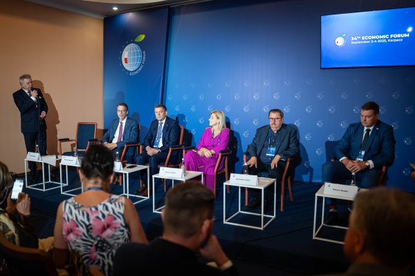 Mer Zdzisław Palewicz brał udział w Forum Ekonomicznym w Karpaczu