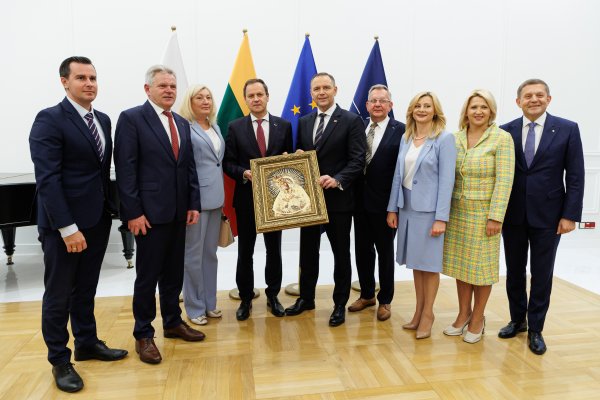 Mer Zdzisław Palewicz wziął udział w spotkaniu z Prezydentem RP