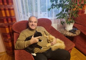 Vitoldas Voroneckis su Rikiu ir Rižka