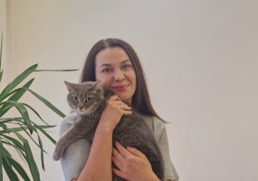 Svetlana Čiž ir jos katė Žuža