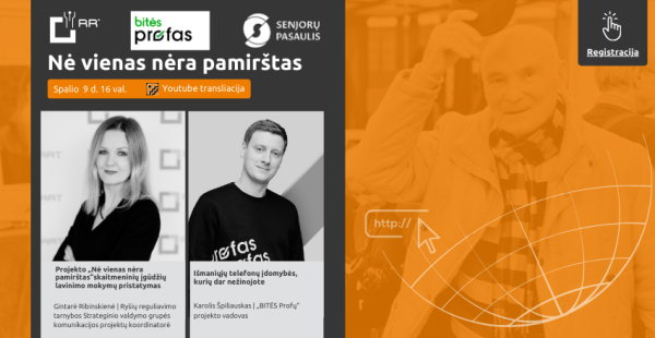 „Nė vienas nėra pamirštas“  ir vėl kviečia į nuotolinę paskaitą
