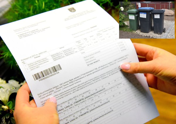 Mokestis už atliekų tvarkymą: mokėk laiku, nurodyk mokėtojo kodą
