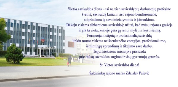 Su Vietos savivaldos diena! 
