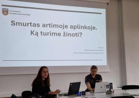Informaciniai susitikimai smurto artimoje aplinkoje prevencijos tema