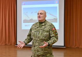 NATO pajėgų integravimo vieneto vizitas Dieveniškėse