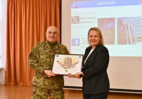 NATO pajėgų integravimo vieneto vizitas Dieveniškėse