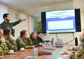 NATO pajėgų integravimo vieneto vizitas Dieveniškėse