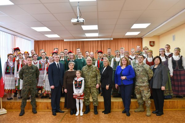 NATO pajėgų integravimo vieneto vizitas Šalčininkuose