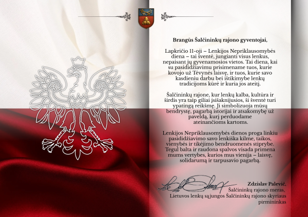 Su Lenkijos Nepriklausomybės diena! 