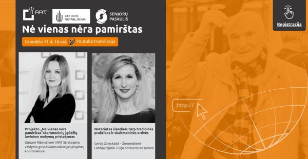 „Nė vienas nėra pamirštas“  nuotolinė paskaita