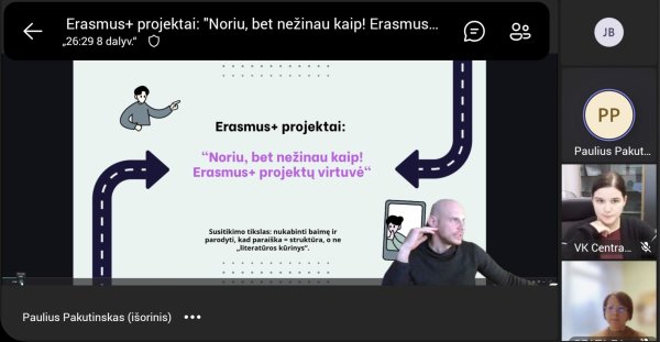 ERASMUS+ projektai: „Noriu, bet nežinau kaip! Erasmus+ projektų virtuvė“