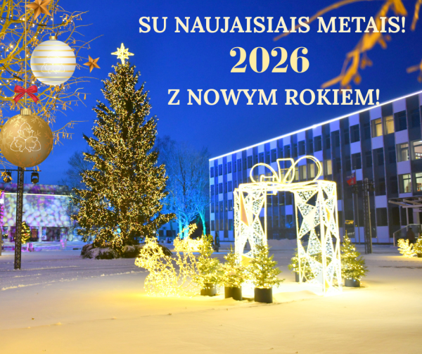 Su Naujaisiais 2026 metais!