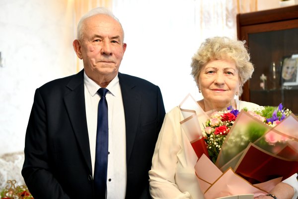Złote Gody świętują Franc i Karolina Gołowniowie