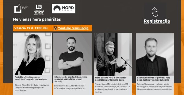 Projektas „Nė vienas nėra pamirštas“ ir vėl kviečia klausytis skaitmeninius įgūdžius lavinančių...