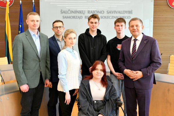 Įvyko susitikimas su jaunimo ambasadoriais