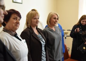 Gratulacje dla pracowników medycznych rejonu