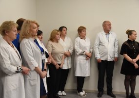 Šalčininkų rajono poliklinikos darbuotojai