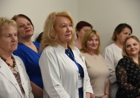 Šalčininkų rajono poliklinikos darbuotojai