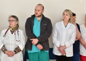Gratulacje dla pracowników medycznych rejonu