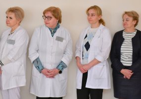 Gratulacje dla pracowników medycznych rejonu