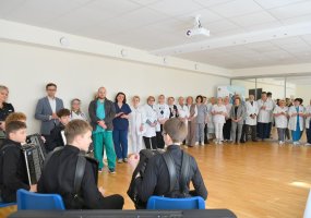 Gratulacje dla pracowników medycznych rejonu