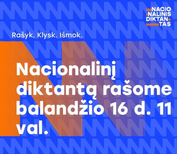 Nacionalinis diktantas 2026