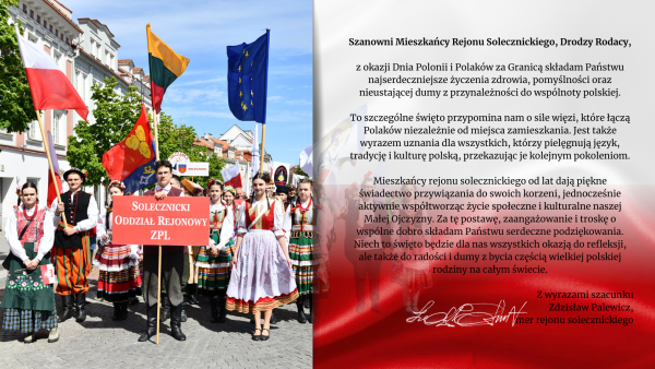 Z Dniem Polonii i Polaków za Granicą!