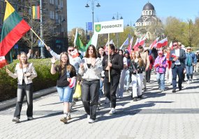 Mieszkańcy rejonu solecznickiego na Paradzie Polskości w Wilnie