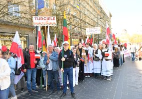 Mieszkańcy rejonu solecznickiego na Paradzie Polskości w Wilnie