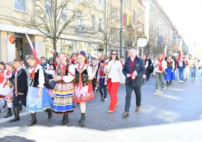 Šalčininkų rajono gyventojai dalyvavo Lenkiškumo eisenoje Vilniuje