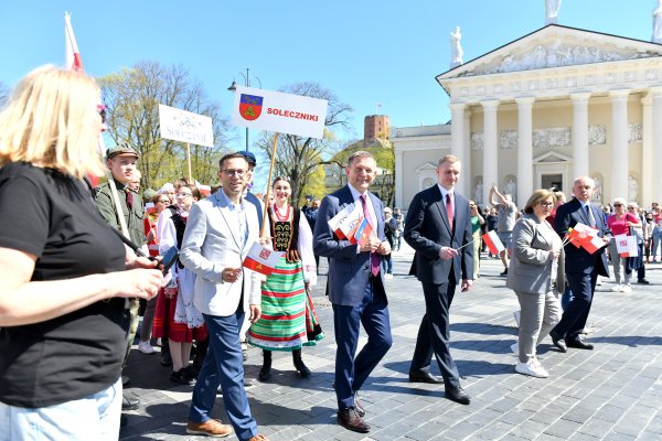 Šalčininkų rajono gyventojai dalyvavo Lenkiškumo eisenoje Vilniuje