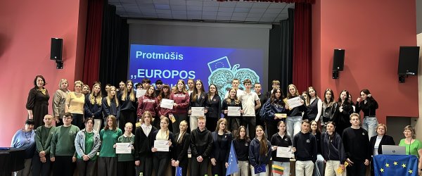 Rajono jaunimas pasiruošęs kurti ateities Europą