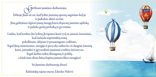 Su Jaunimo darbuotojų diena! 