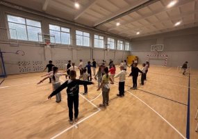 Vaikų vasaros stovykla Baltosios Vokės Elizos Ožeškovos gimnazijoje