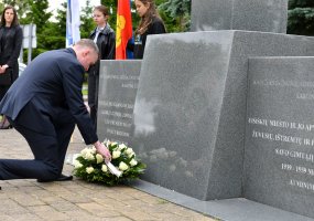 Eišiškėse paminėta Gedulo ir vilties diena