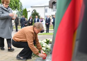 Eišiškėse paminėta Gedulo ir vilties diena