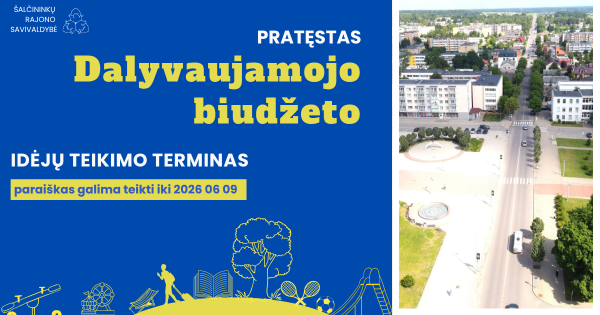 Pratęstas dalyvaujamojo biudžeto idėjų teikimo terminas
