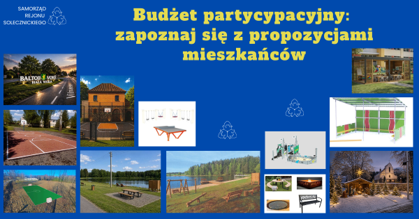 Budżet partycypacyjny: zapoznaj się z propozycjami mieszkańców