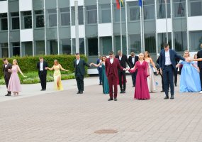 Šalčininkų J. Sniadeckio gimnazijos abiturientų polonezas