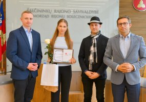 Jaunuoliams įteikti savanorystės sertifikatai ir padėkos