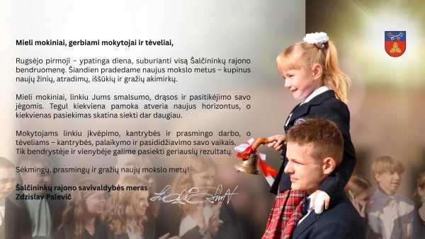 Su Mokslo ir žinių diena!