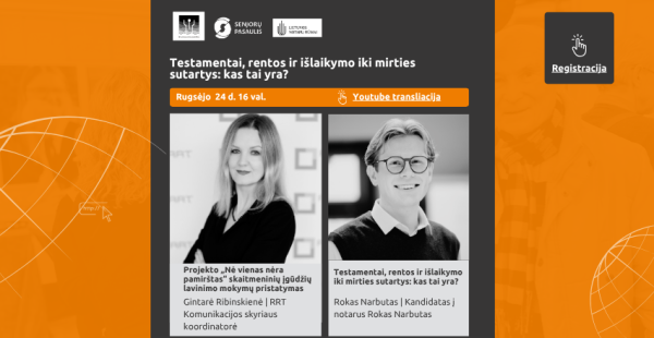 Skaitmeninio raštingumo projektas „Nė vienas nėra pamirštas“  ir vėl kviečia į nuotolinę paskaitą!