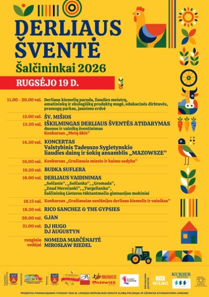 Iki Derliaus šventės liko viena diena