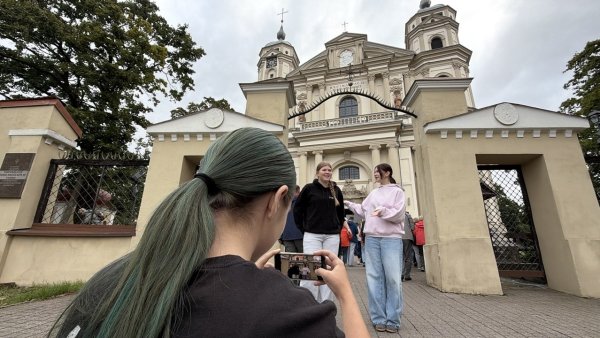 Uczniowie Gimnazjum im. Jana Śniadeckiego w Solecznikach odkrywali historię Wilna