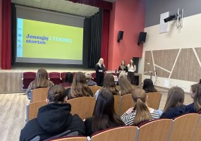 Edukacinės dirbtuvės „Jaunųjų lyderių startas“