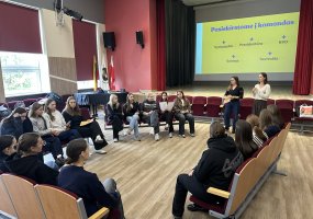 Edukacinės dirbtuvės „Jaunųjų lyderių startas“