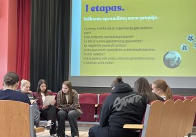 Edukacinės dirbtuvės „Jaunųjų lyderių startas“