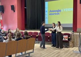 Edukacinės dirbtuvės „Jaunųjų lyderių startas“
