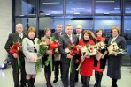 Delegacja zdobywców nagród z rejonu solecznickiego
